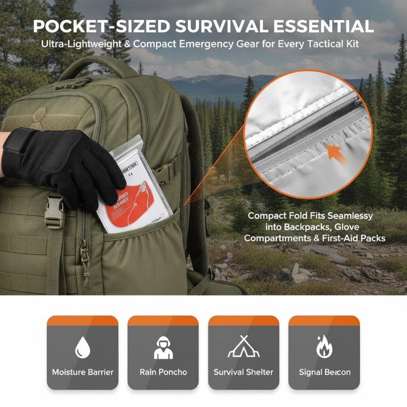 5 unidades de manta térmica re - Survival Blanket Reflective reseña y precio