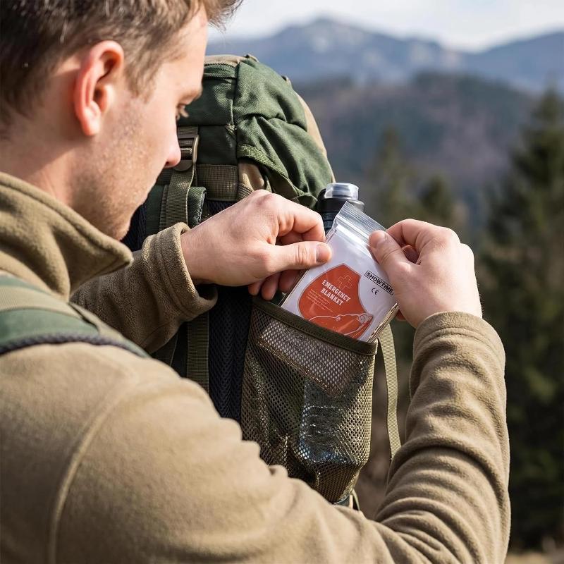 5 unidades de manta térmica re - Survival Blanket Reflective reseña y precio