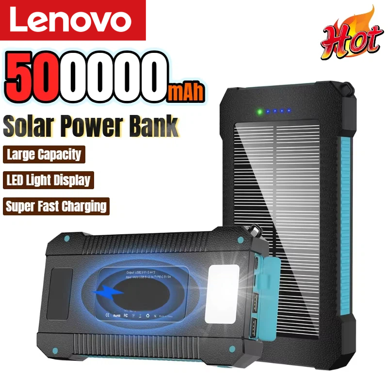 Banco de Energía Solar Lenovo  - Solar Emergency Charger reseña y precio